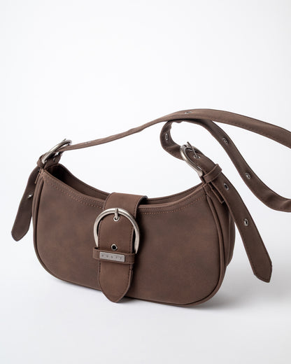 Cartera Rodeo Suede Handbag Pinecone