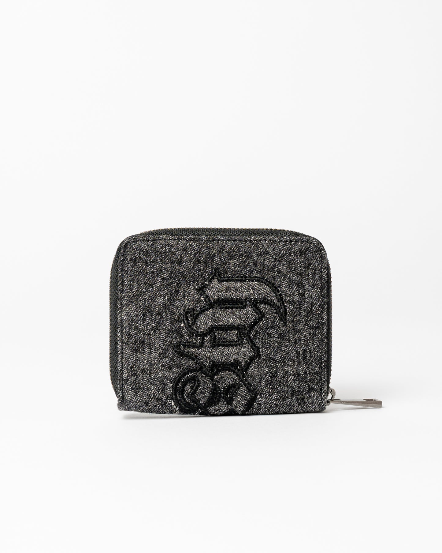 Billetera Roxanne Denim Compact Wallet Washed Black