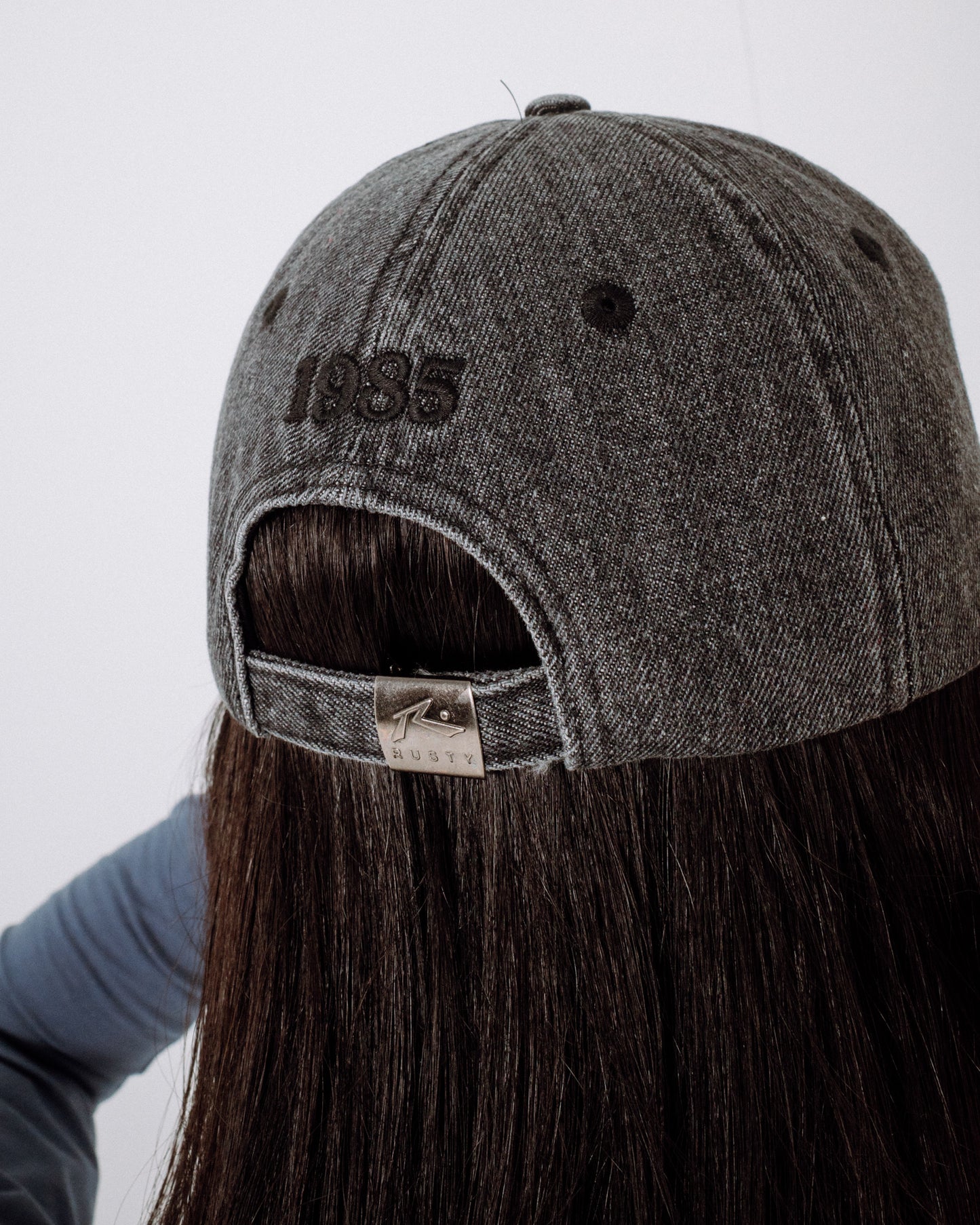 Gorra Roxanne Denim Dad Washed Black