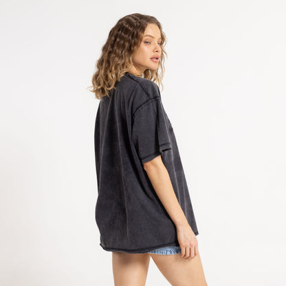 Remera Roxanne Feeln Oversize Vintage Black