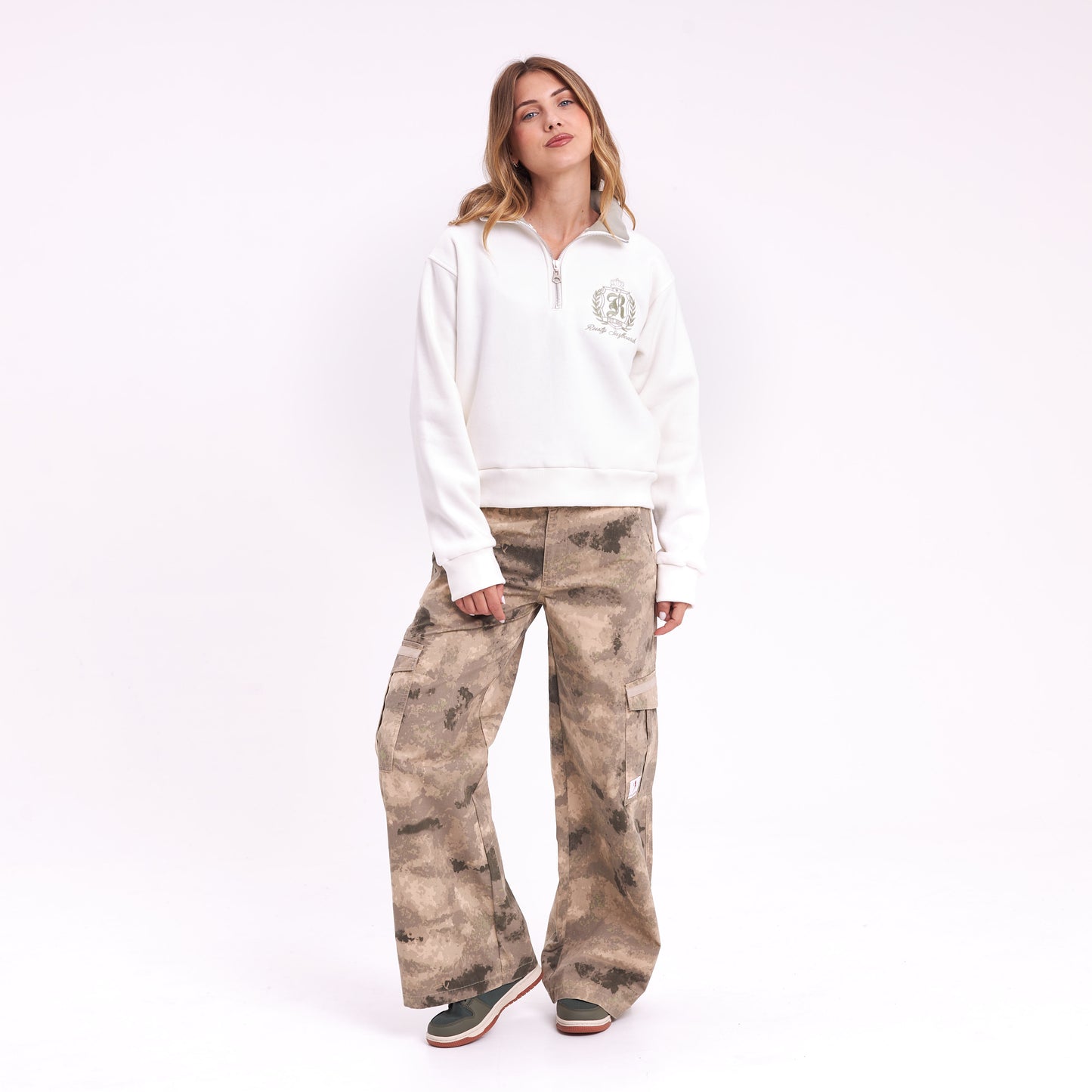 Buzo Royal Midzipper Neck Snow White