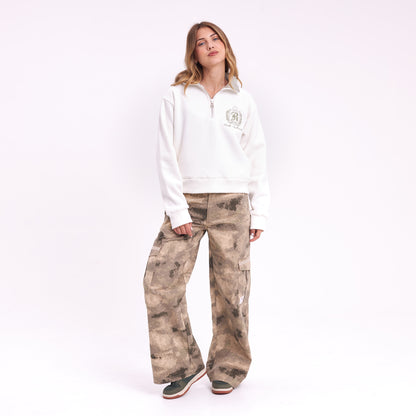 Buzo Royal Midzipper Neck Snow White