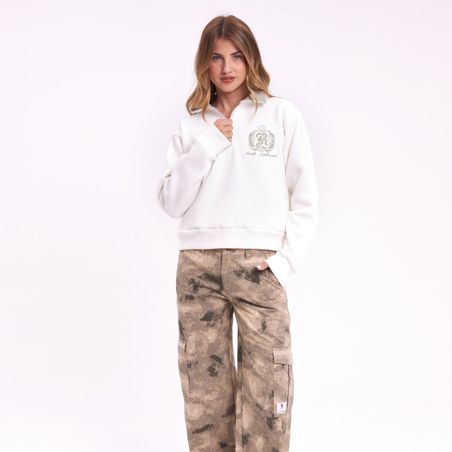 Buzo Royal Midzipper Neck Snow White