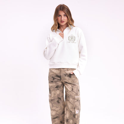 Buzo Royal Midzipper Neck Snow White