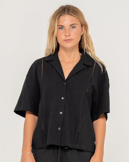 Camisa Rummer Has It Short Sleeve Black