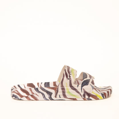 Ojotas Melrose Band Slide Ld Animal Print
