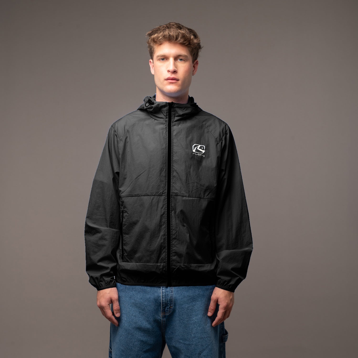 Campera Liviana Vermax Windbraker Black