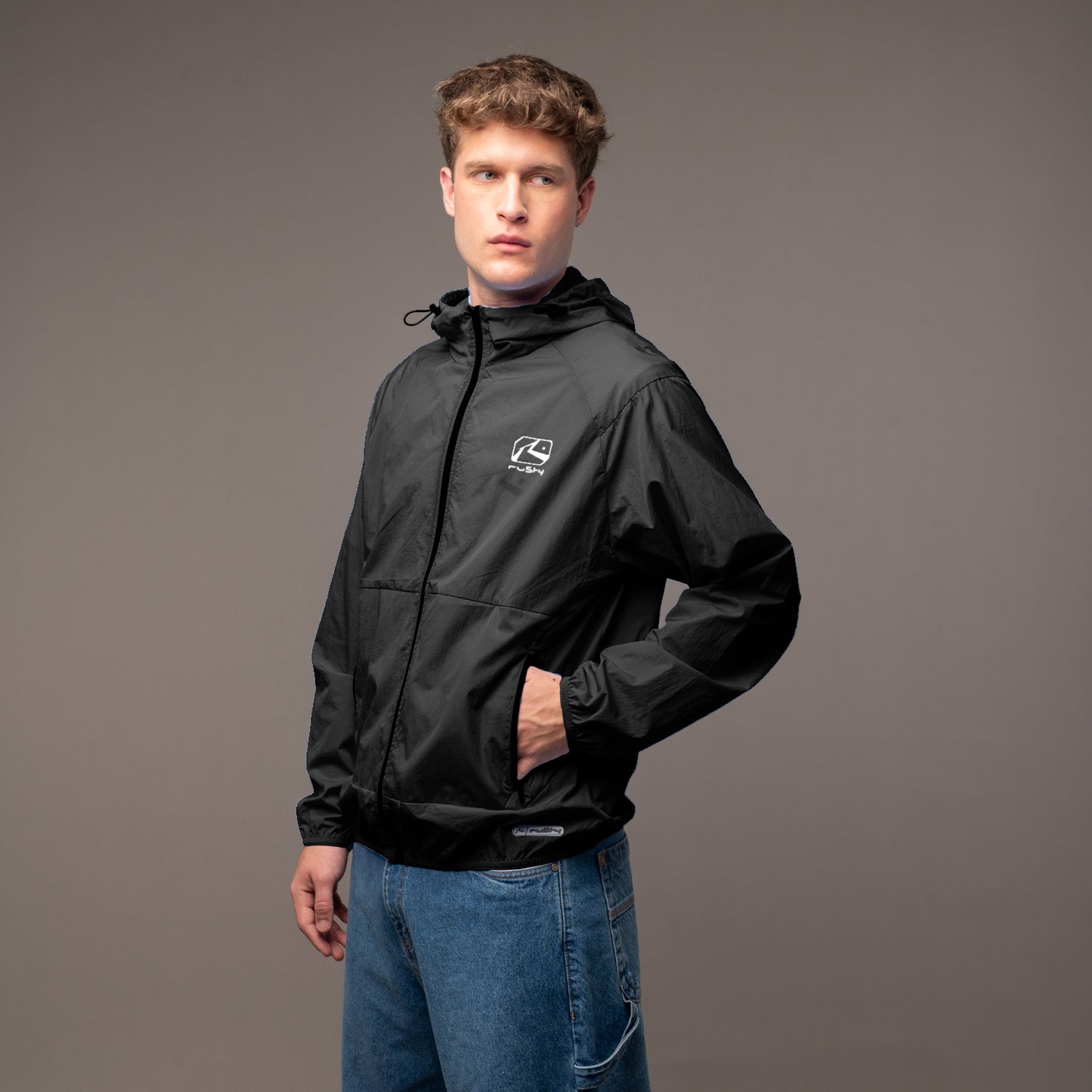 Campera Liviana Vermax Windbraker Black