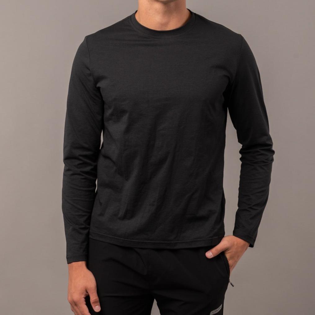 Remera Ml Rusty Booser Baselayer Ls Tee Jr* Black Marle