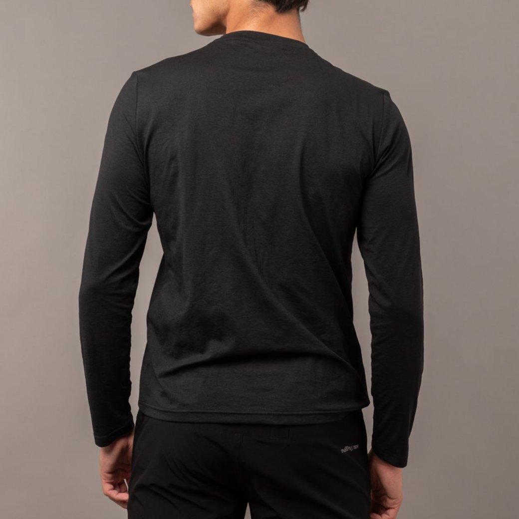 Remera Ml Rusty Booser Baselayer Ls Tee Jr* Black Marle