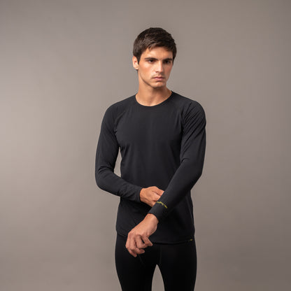 Remera Dragon Ls Thermal Black