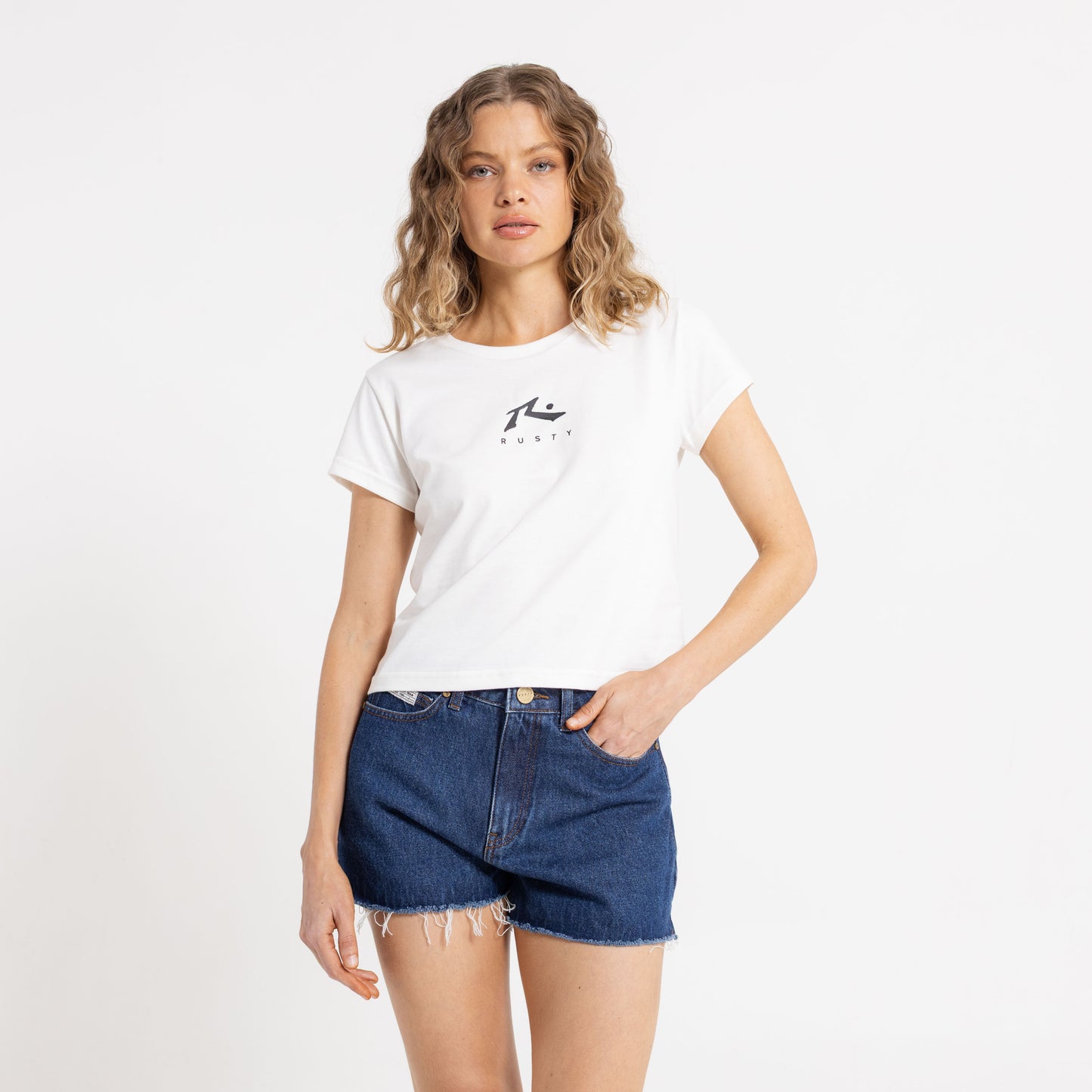 Remera Essentia Relaxed MINI White