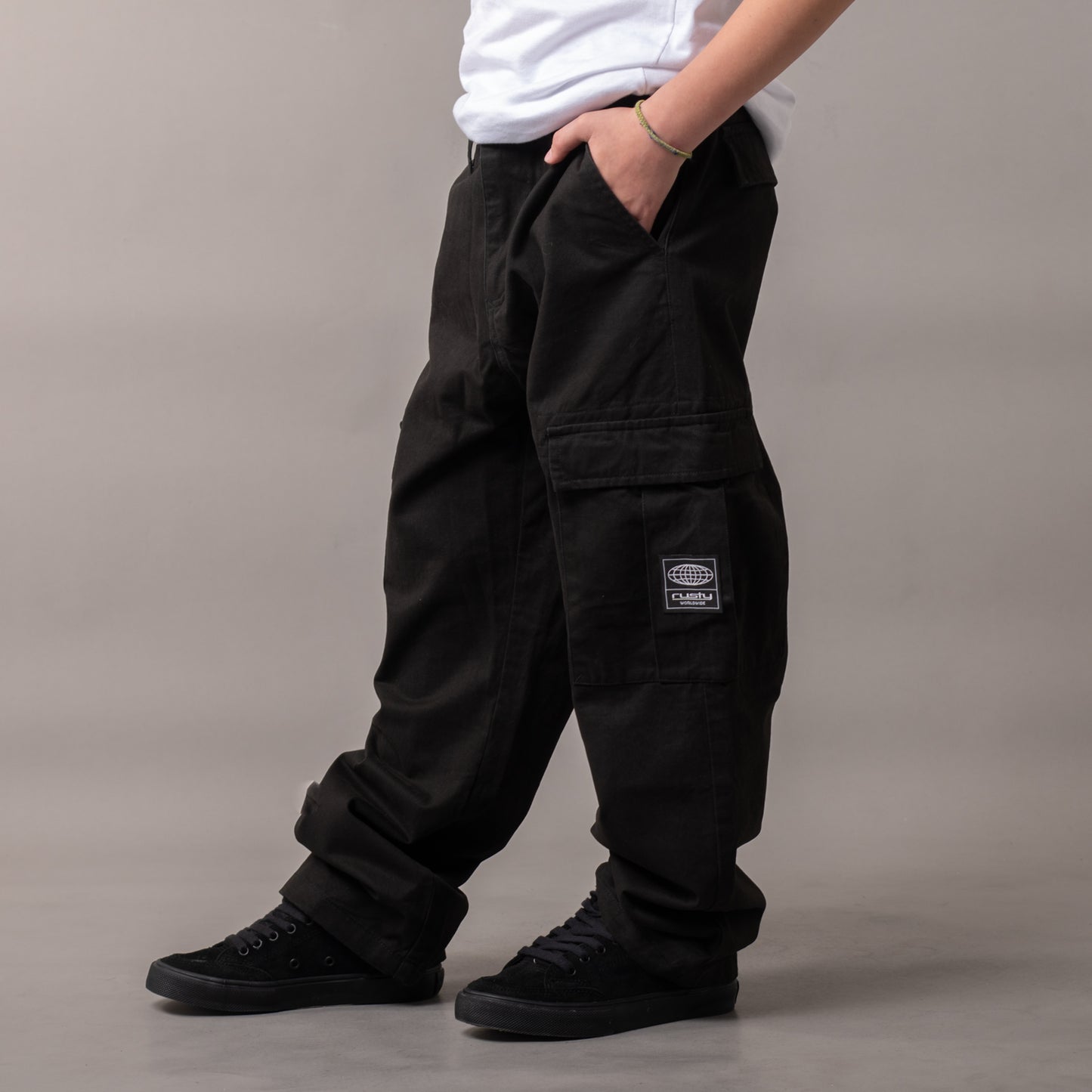 Jean Rusty Rippa Charge Pant Jr Black