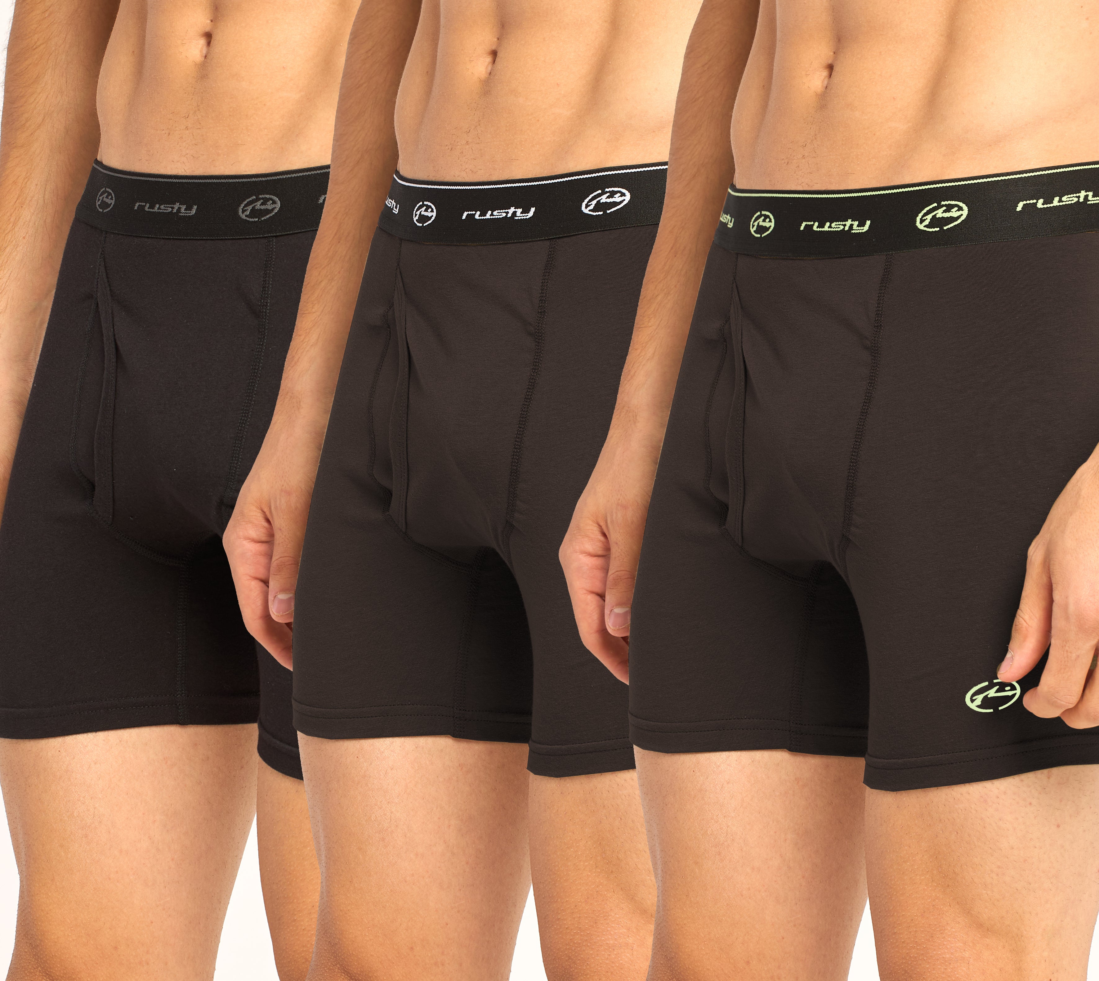 Boxer Franks Packx3 Black 2