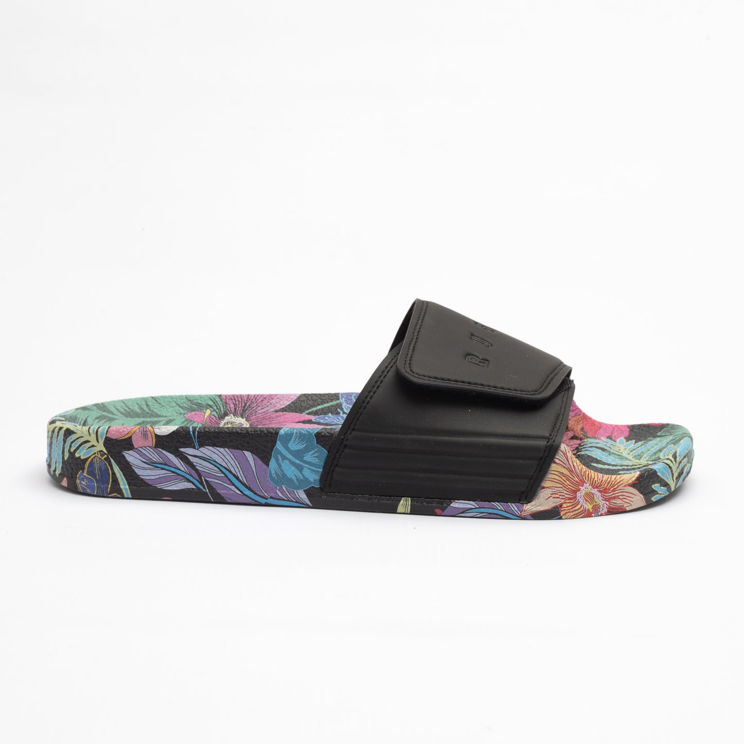 Ojotas Rusty Black Beach Palm Slide Ld Black