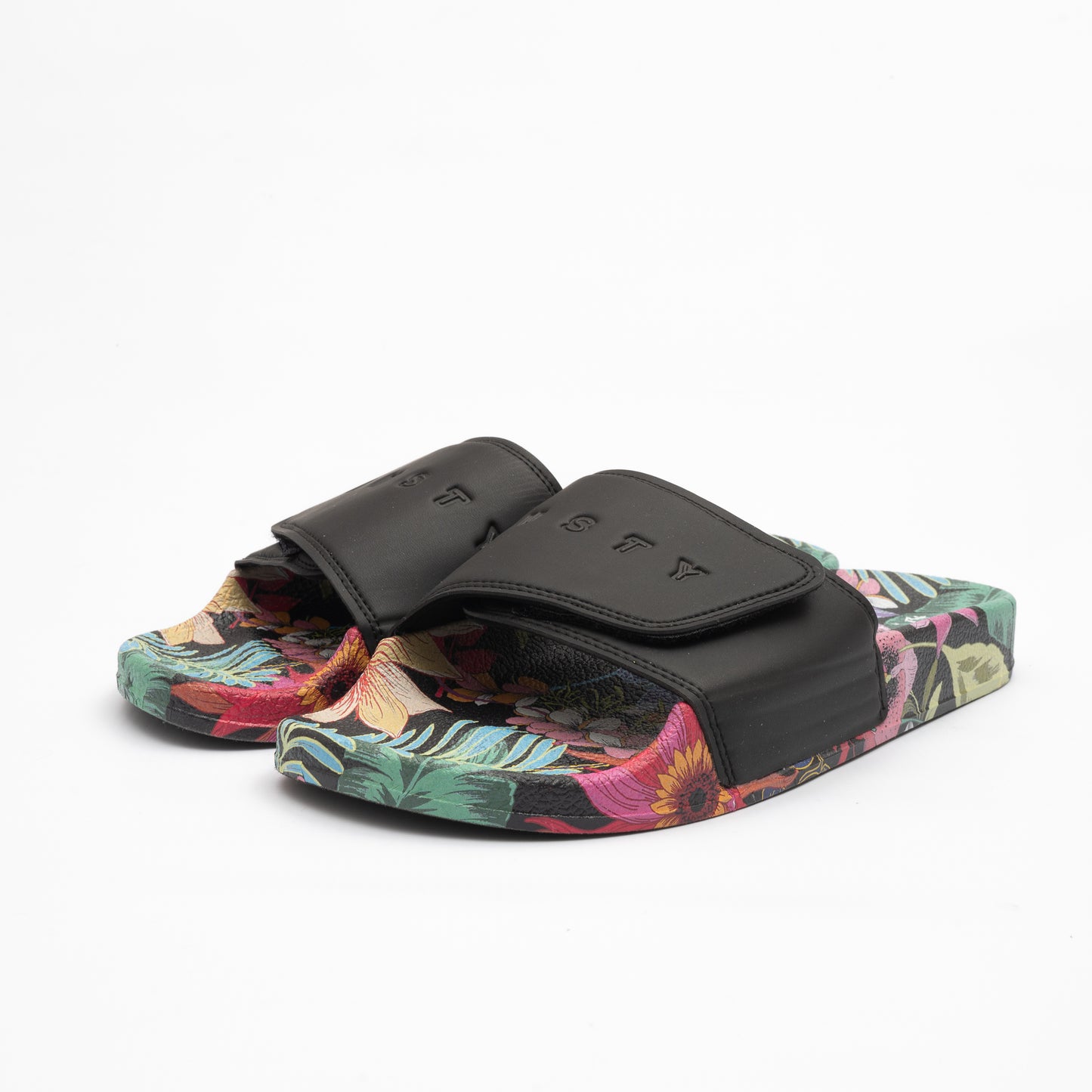 Ojotas Rusty Black Beach Palm Slide Ld Black