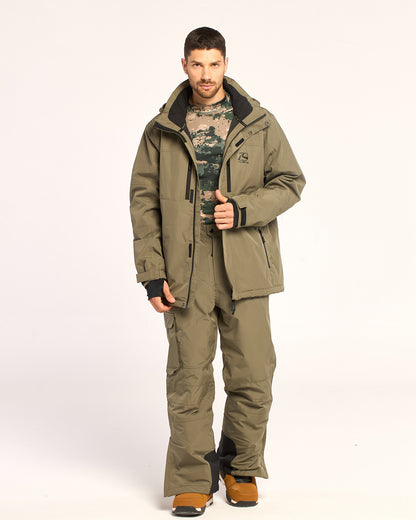 Campera Abrigo Snow Rusty Rabbit Mens Snow Jacket Army