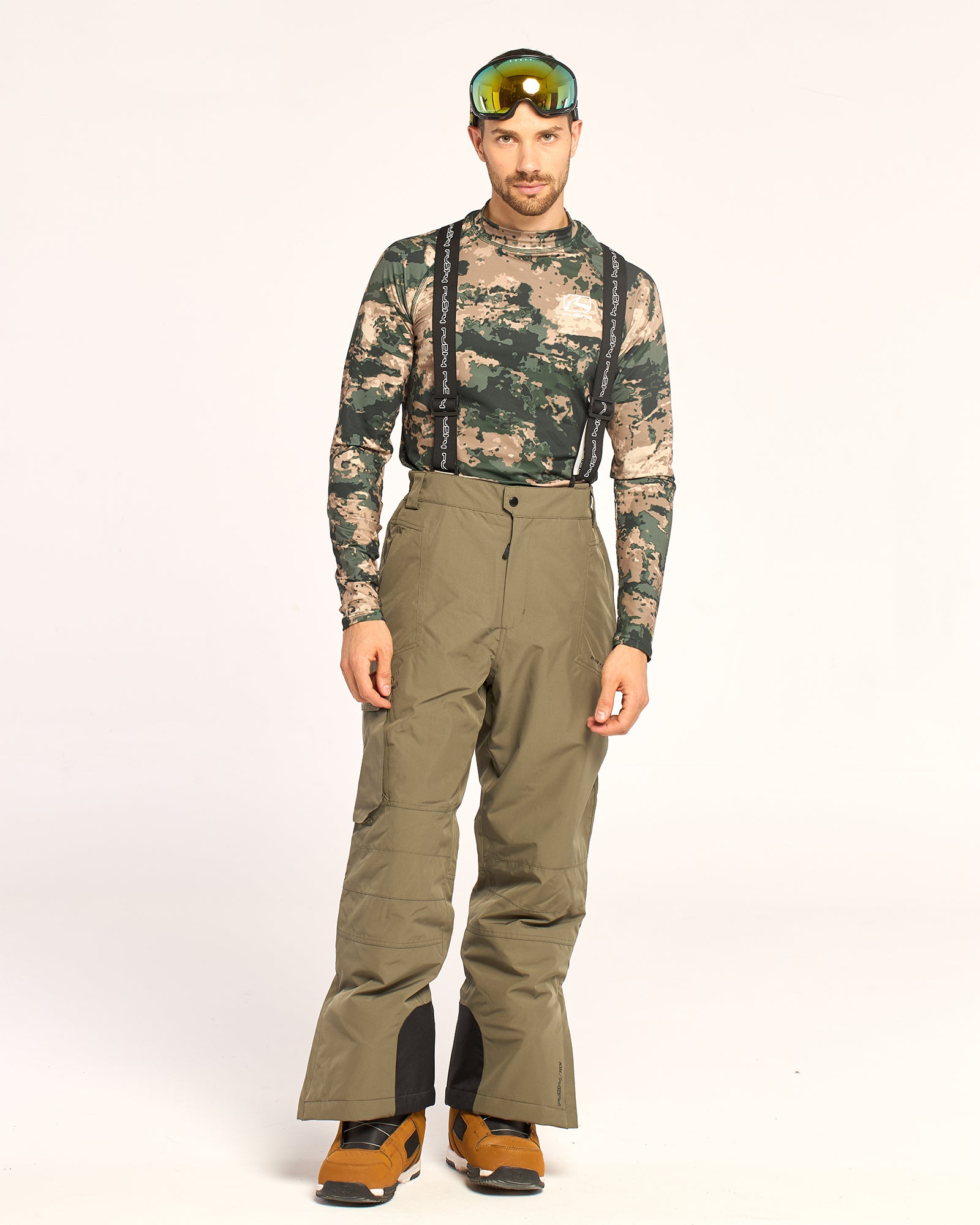 Pantalon Snow Rusty Rabbit Mens Snow Pant Army
