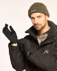 Guantes Rusty Rabbit Thermal Lines Gloves Black