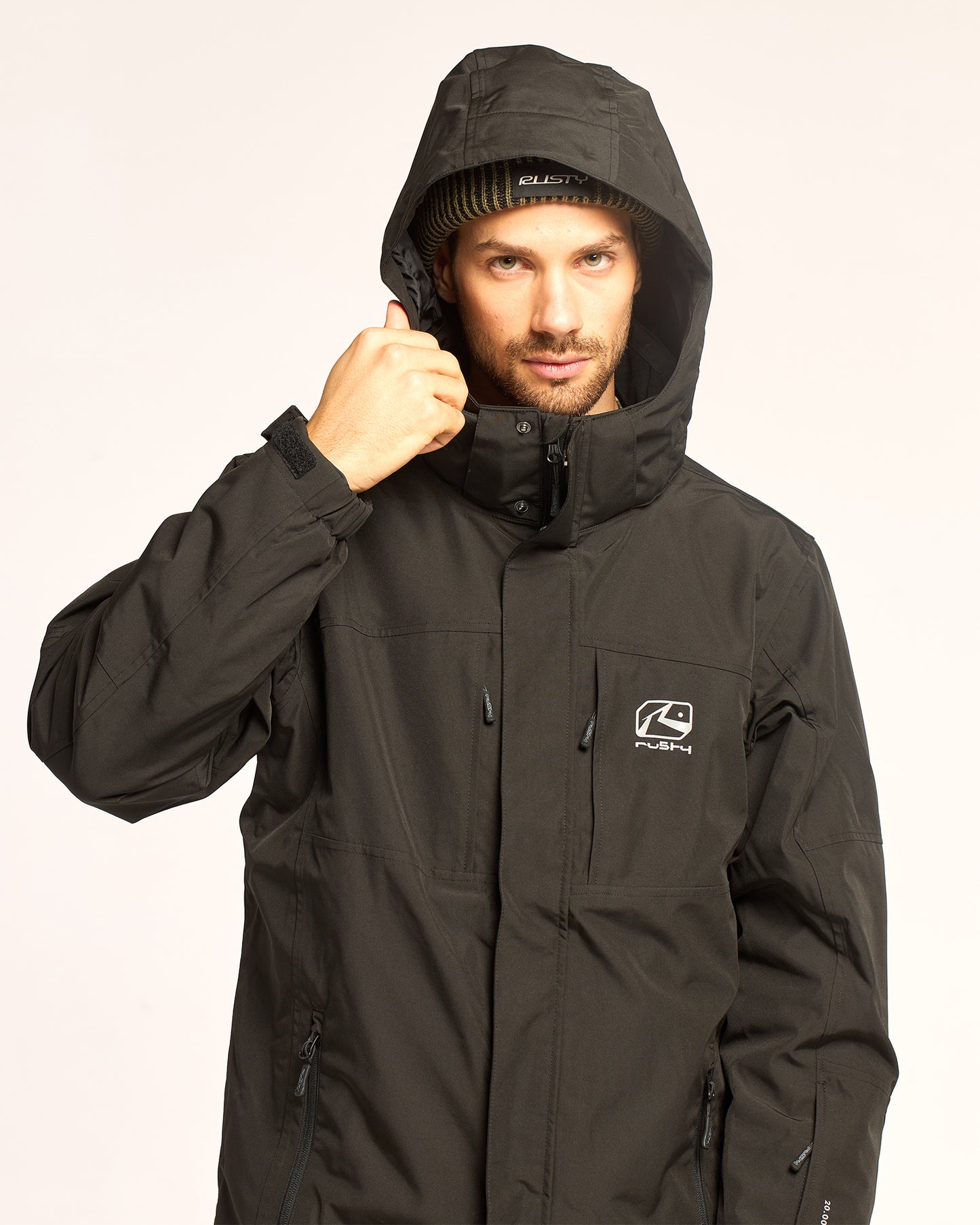 Campera Abrigo Snow Rusty Rabbit Mens Snow Jacket Black
