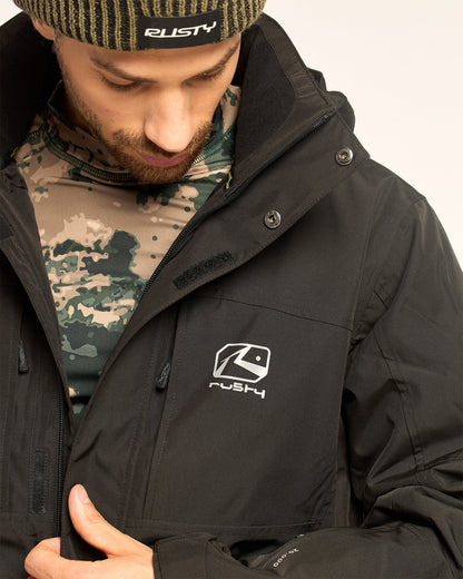 Campera Abrigo Snow Rusty Rabbit Mens Snow Jacket Black