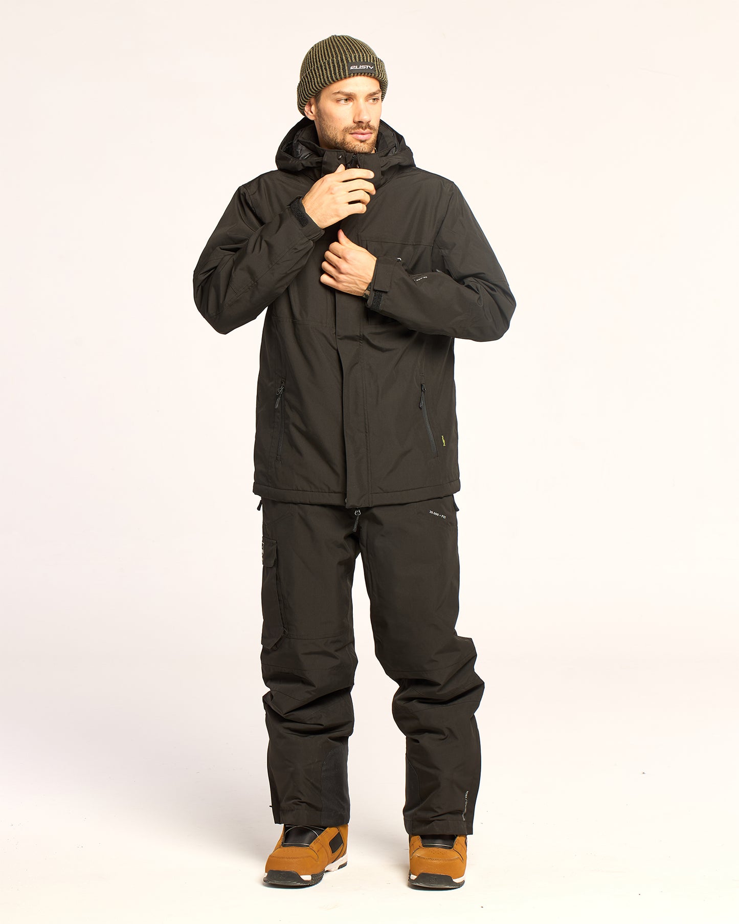 Campera Abrigo Snow Rusty Rabbit Mens Snow Jacket Black