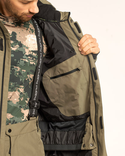 Campera Abrigo Snow Rusty Rabbit Mens Snow Jacket Army