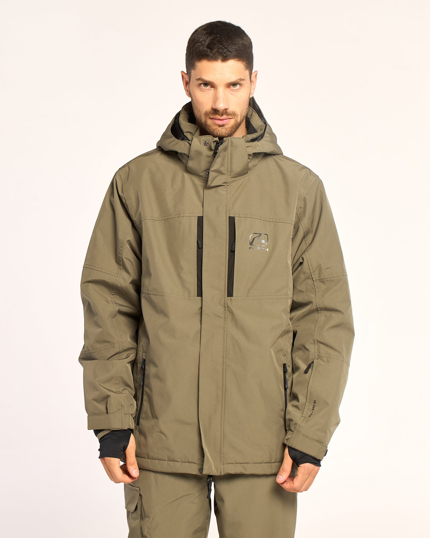 Campera Abrigo Snow Rusty Rabbit Mens Snow Jacket Army