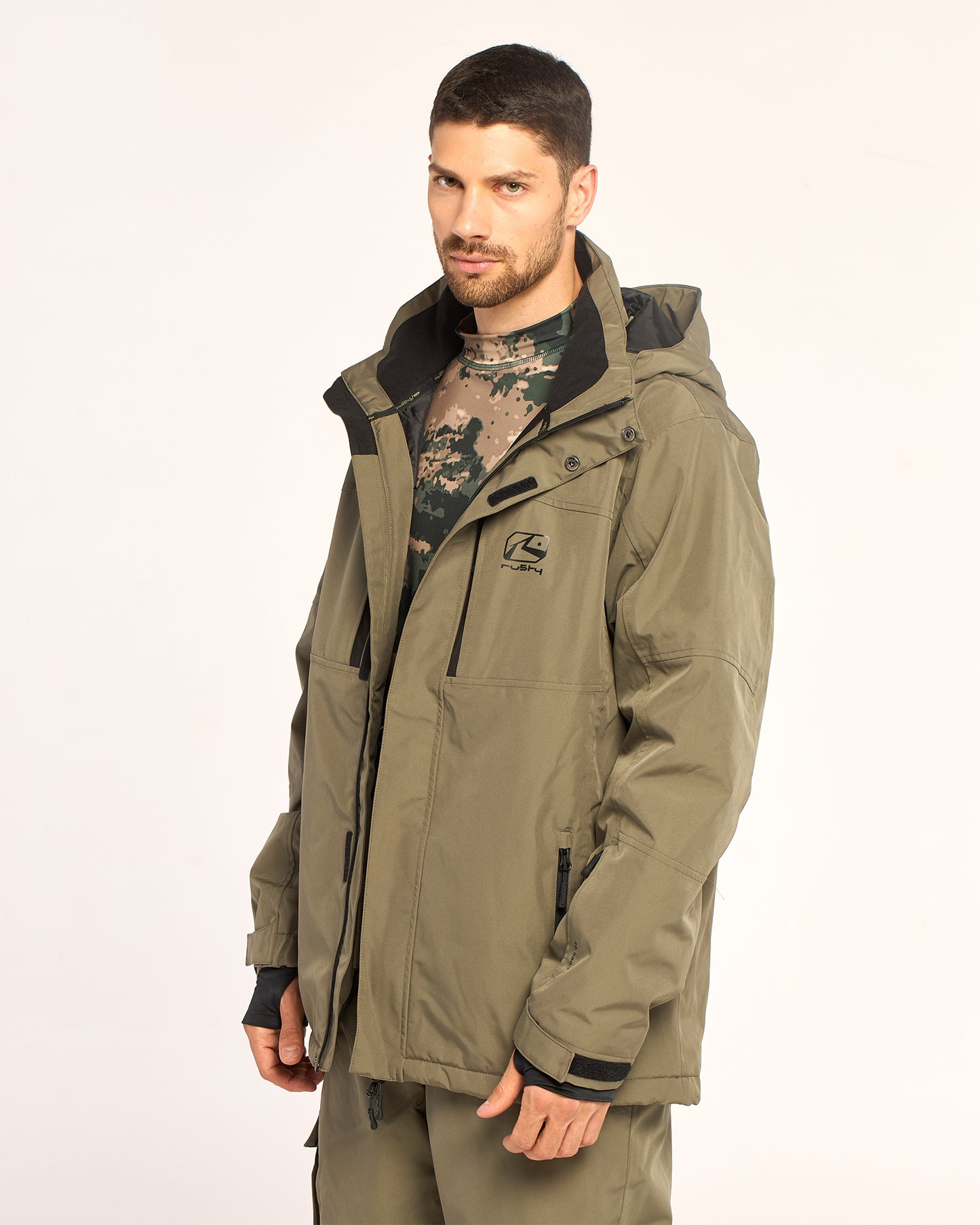 Campera Abrigo Snow Rusty Rabbit Mens Snow Jacket Army