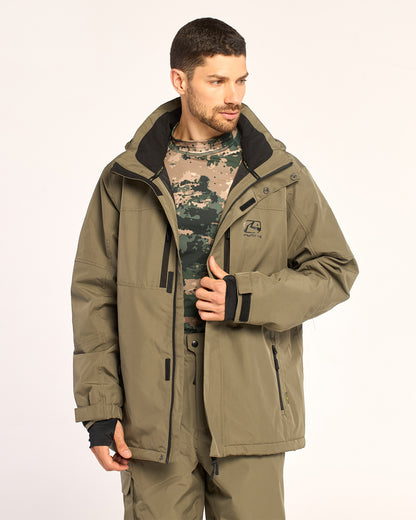 Campera Abrigo Snow Rusty Rabbit Mens Snow Jacket Army