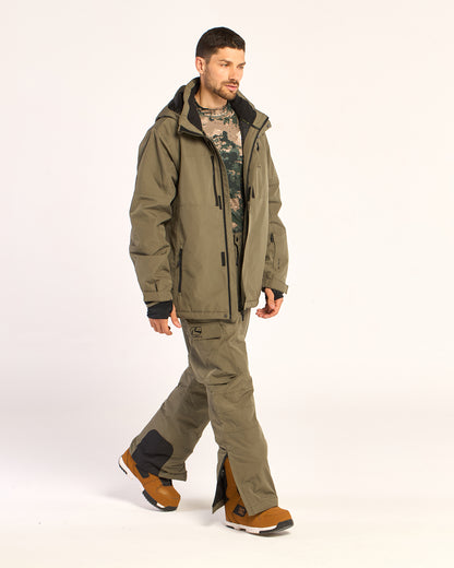 Campera Abrigo Snow Rusty Rabbit Mens Snow Jacket Army