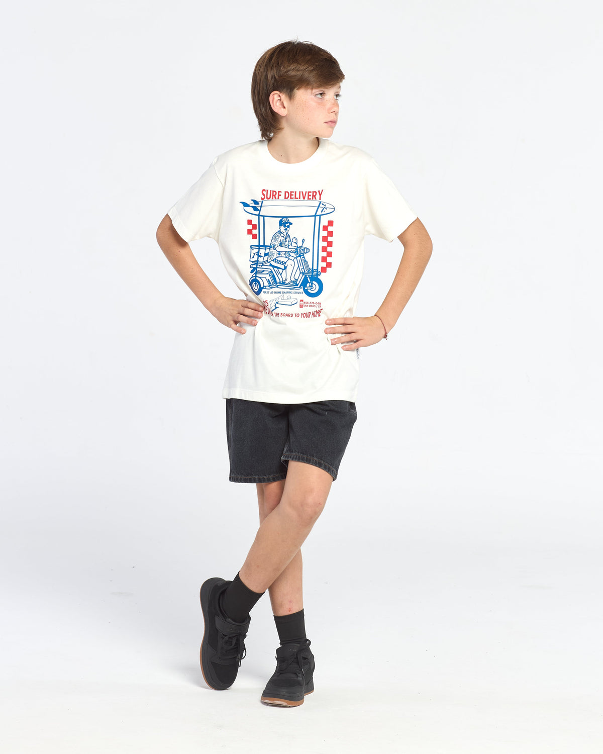 Remera Motorol Junior Off White
