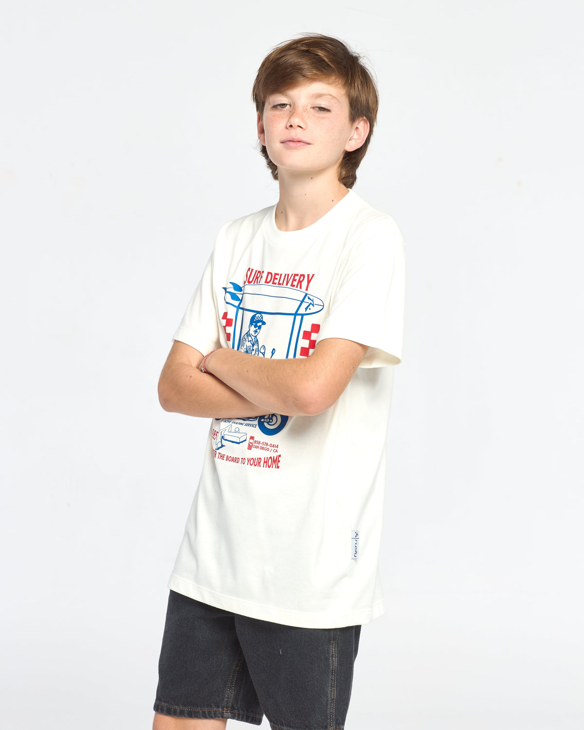 Remera Motorol Junior Off White