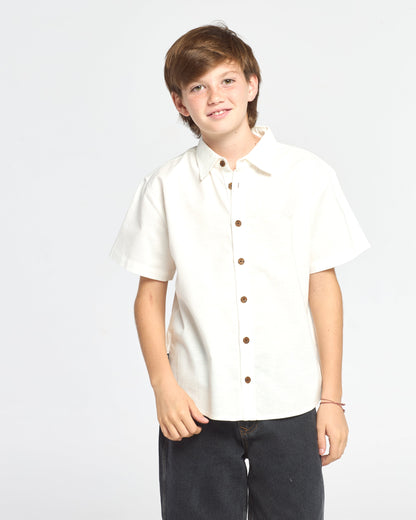 Remera Overtone 4 Junior Off White