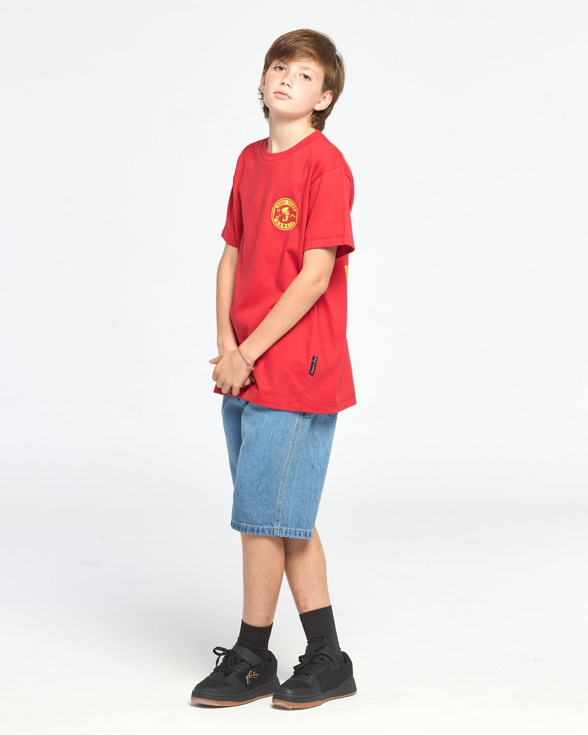 Remera Surf Team Junior Vintage Red