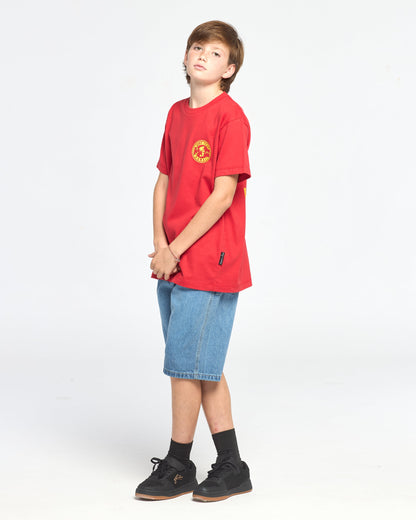 Remera Surf Team Junior Vintage Red