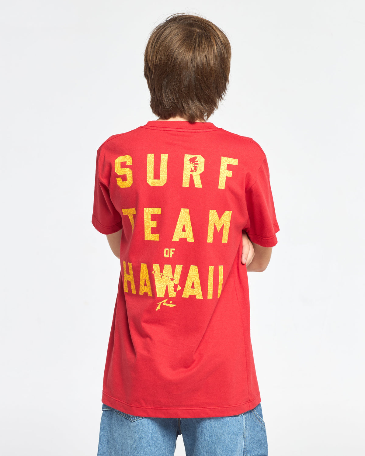 Remera Surf Team Junior Vintage Red