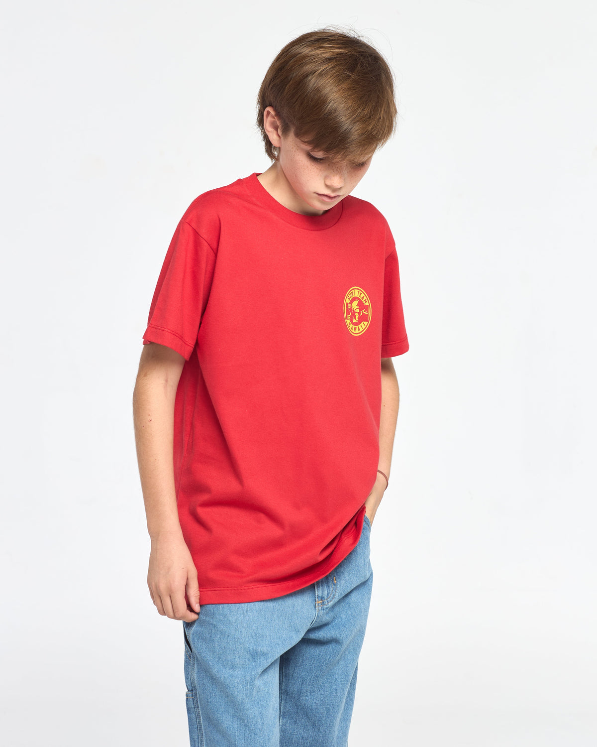 Remera Surf Team Junior Vintage Red