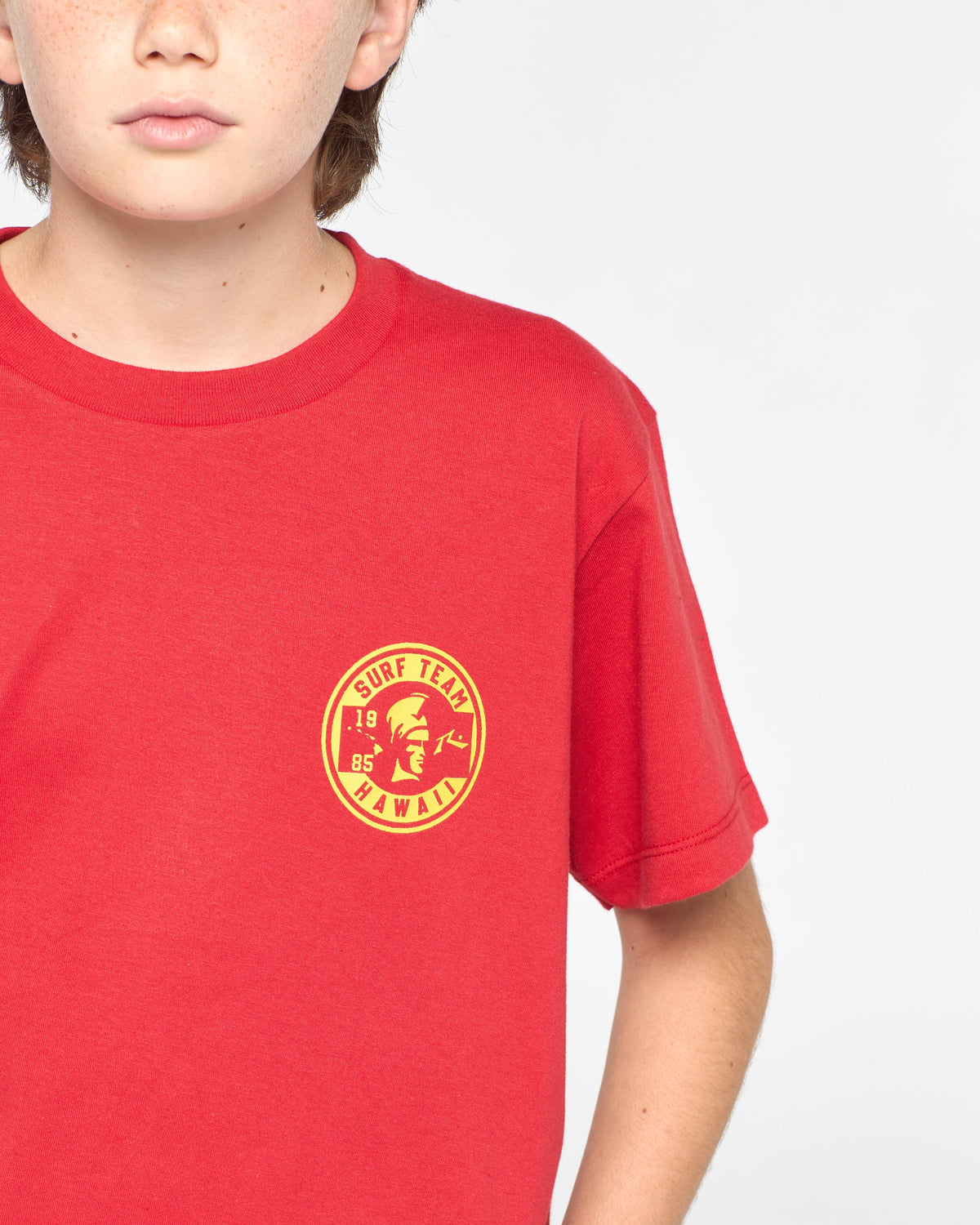 Remera Surf Team Junior Vintage Red