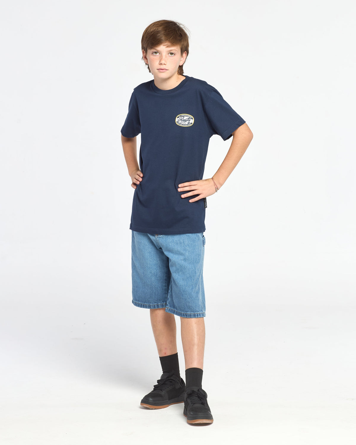 Remera Melville Junior Navy Blue