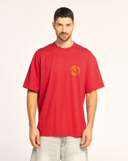 Remera Surf Team Ov Vintage Red