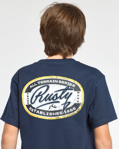 Remera Melville Junior Navy Blue