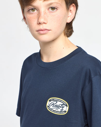 Remera Melville Junior Navy Blue