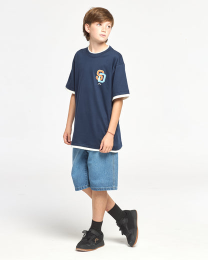 Remera Basewave Ov Junior Navy Blue