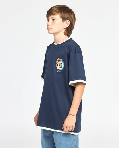 Remera Basewave Ov Junior Navy Blue