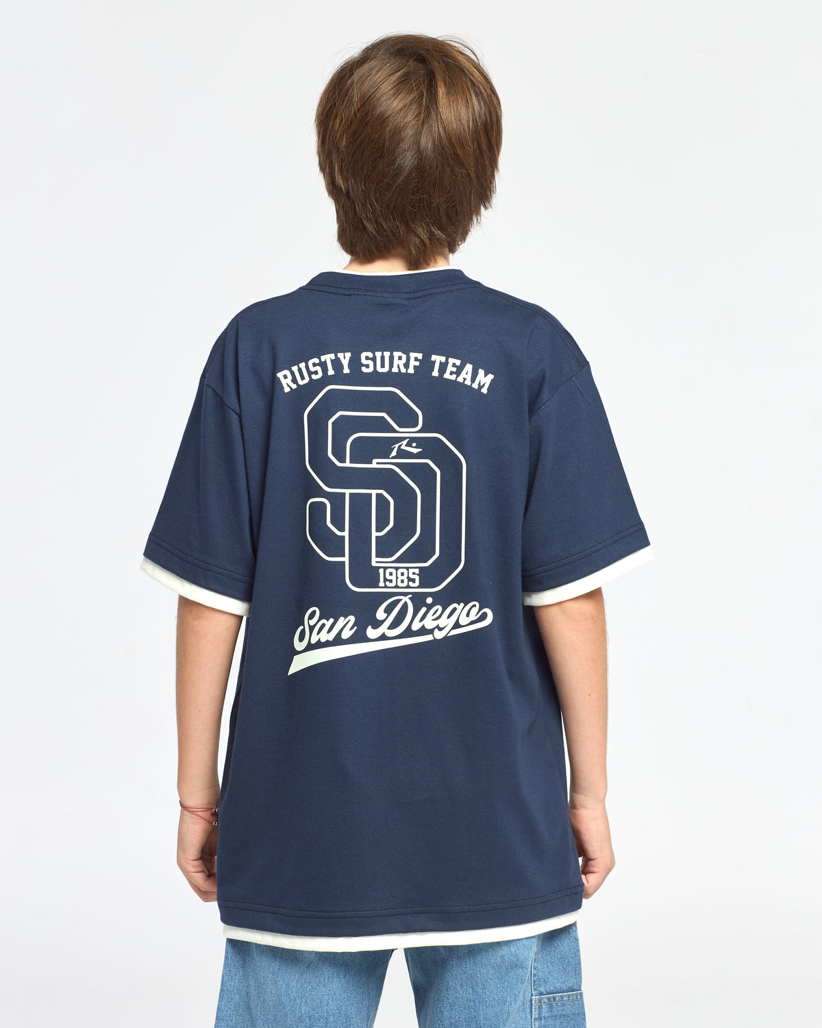 Remera Basewave Ov Junior Navy Blue