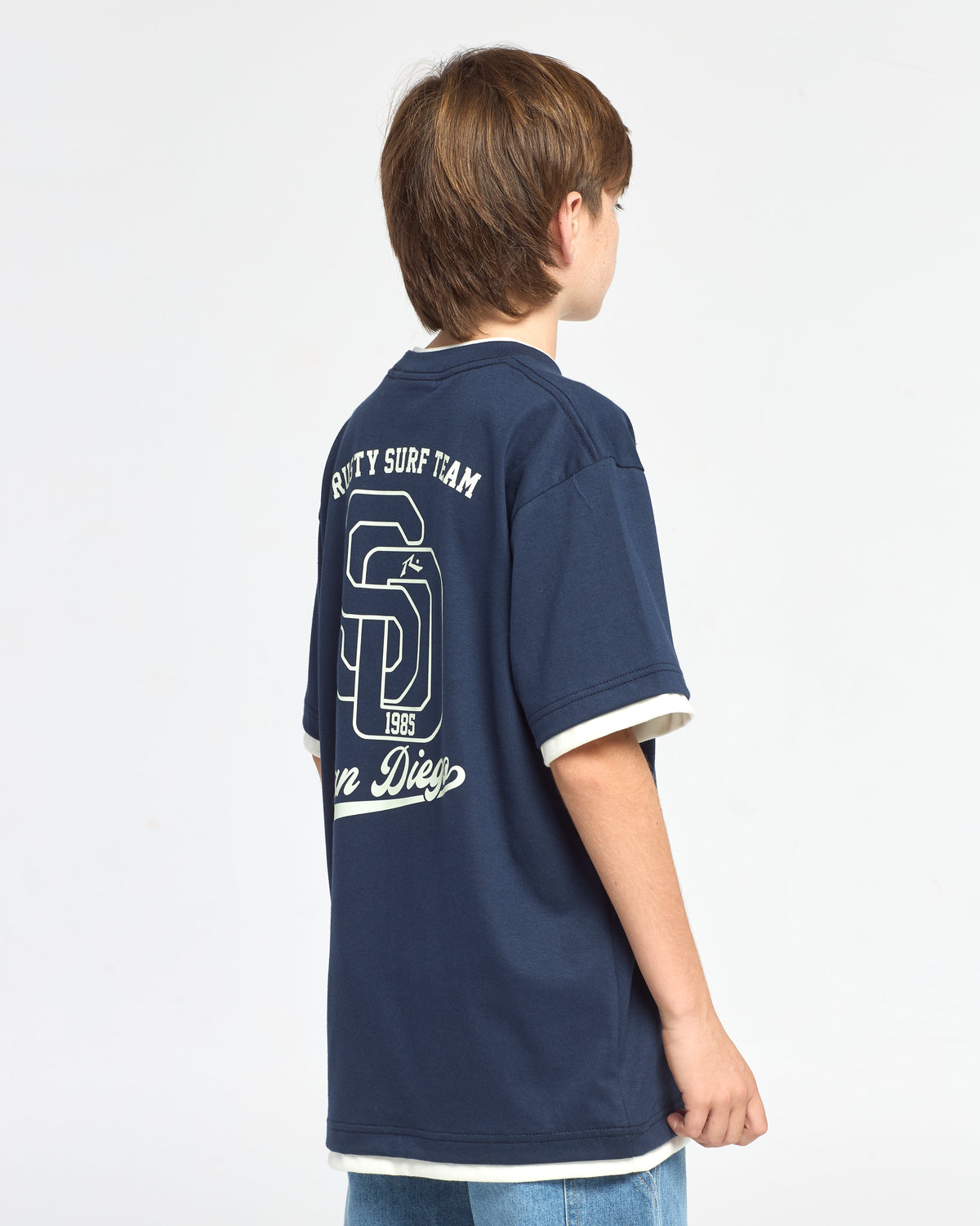 Remera Basewave Ov Junior Navy Blue