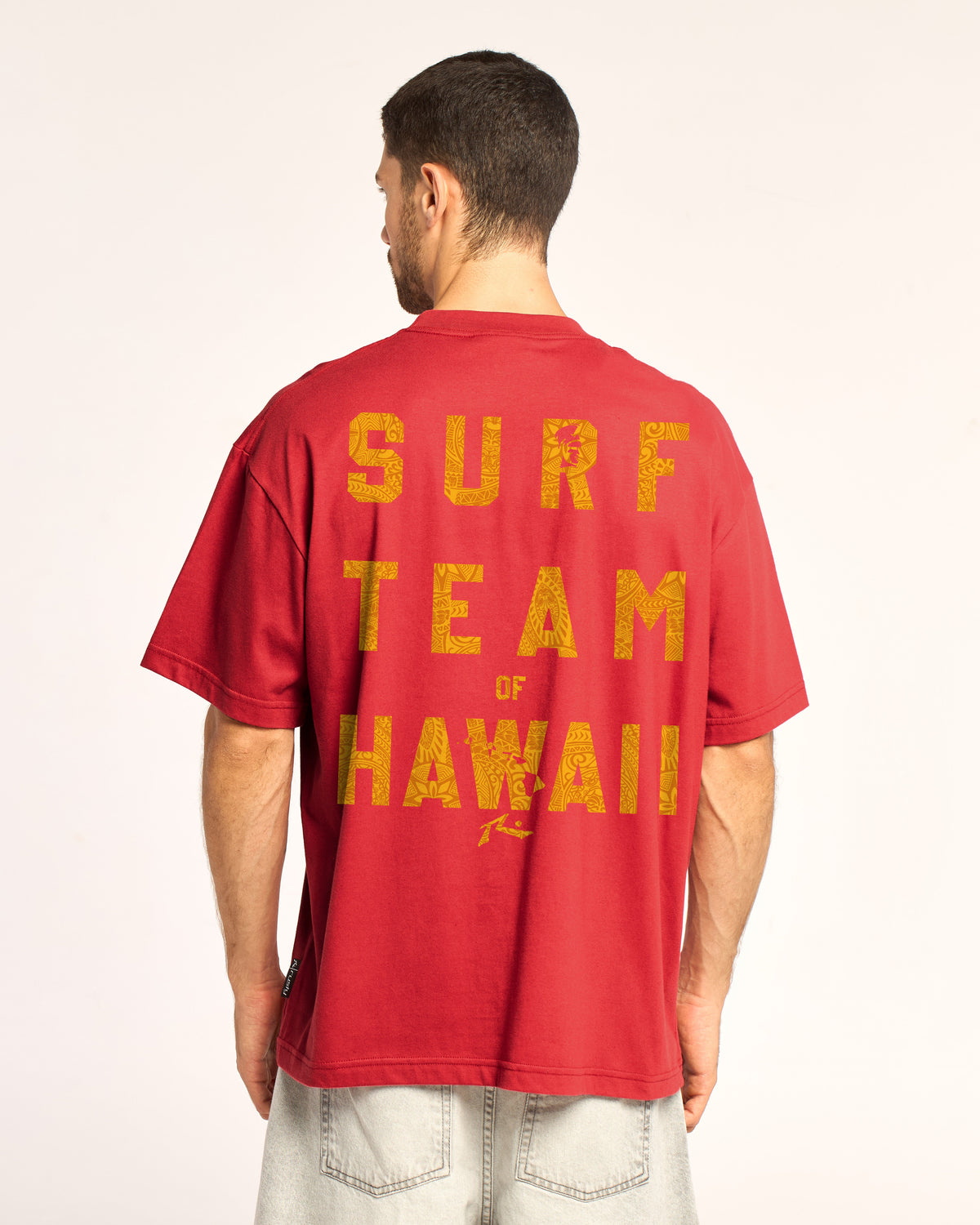 Remera Surf Team Ov Vintage Red