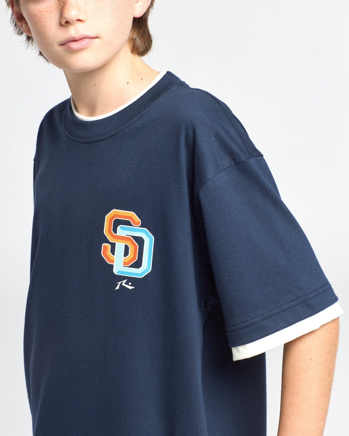 Remera Basewave Ov Junior Navy Blue