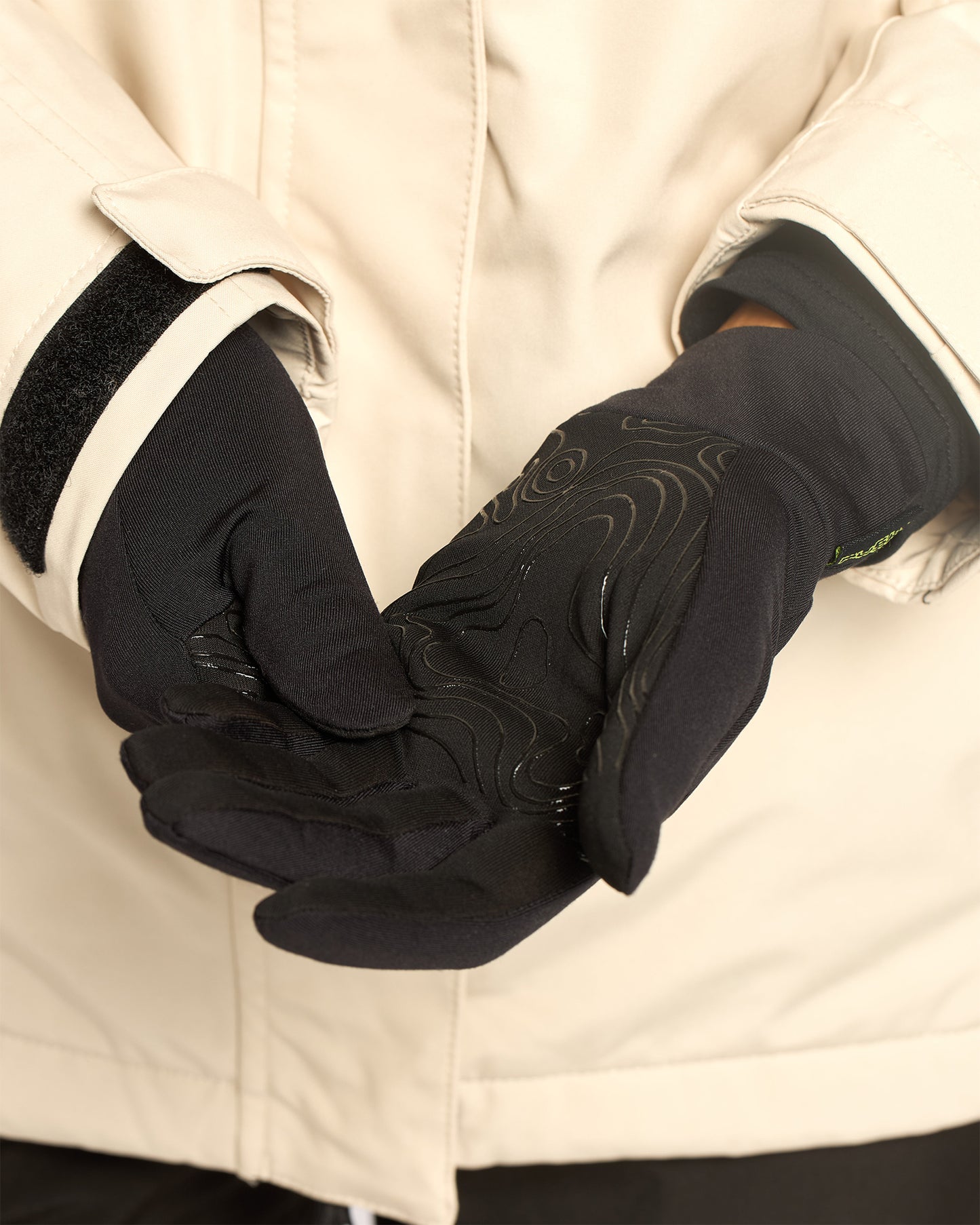 Guantes Rusty Rabbit Thermal Lines Gloves Black